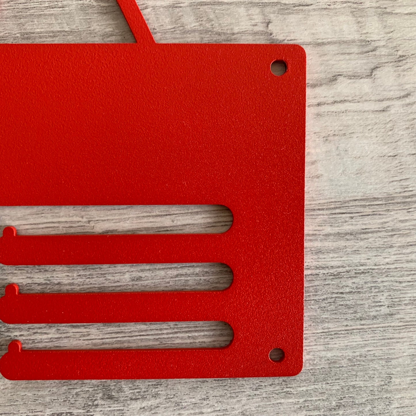 Custom Kart Racing Medal Holder - Personalized Metal hanger - Motorsport Wall Art