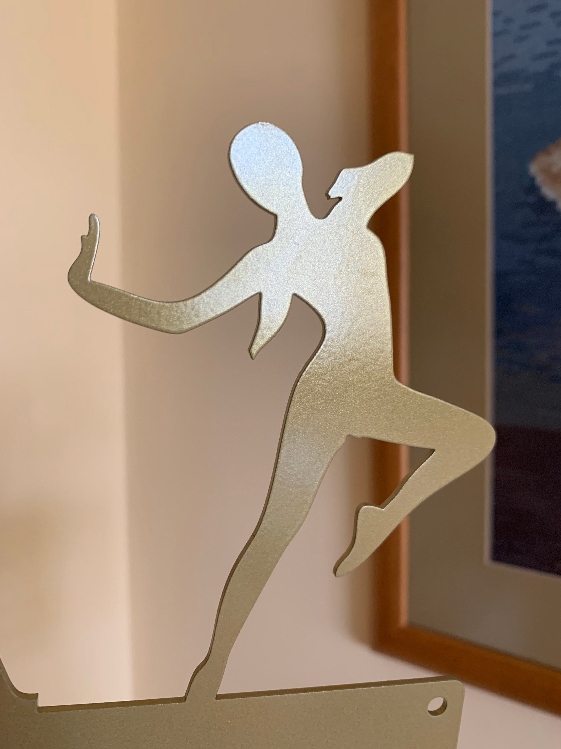 Personalized Dance Medal Holder - Custom Name Dance Hanger - Metal Display Rack for Sports Award