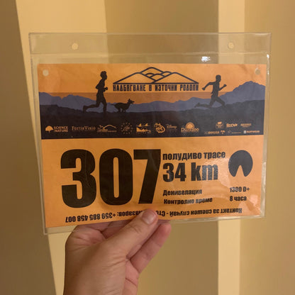 Clear Vinyl Race Bib Sleeves - Sports Number Protectors - Display Sheets