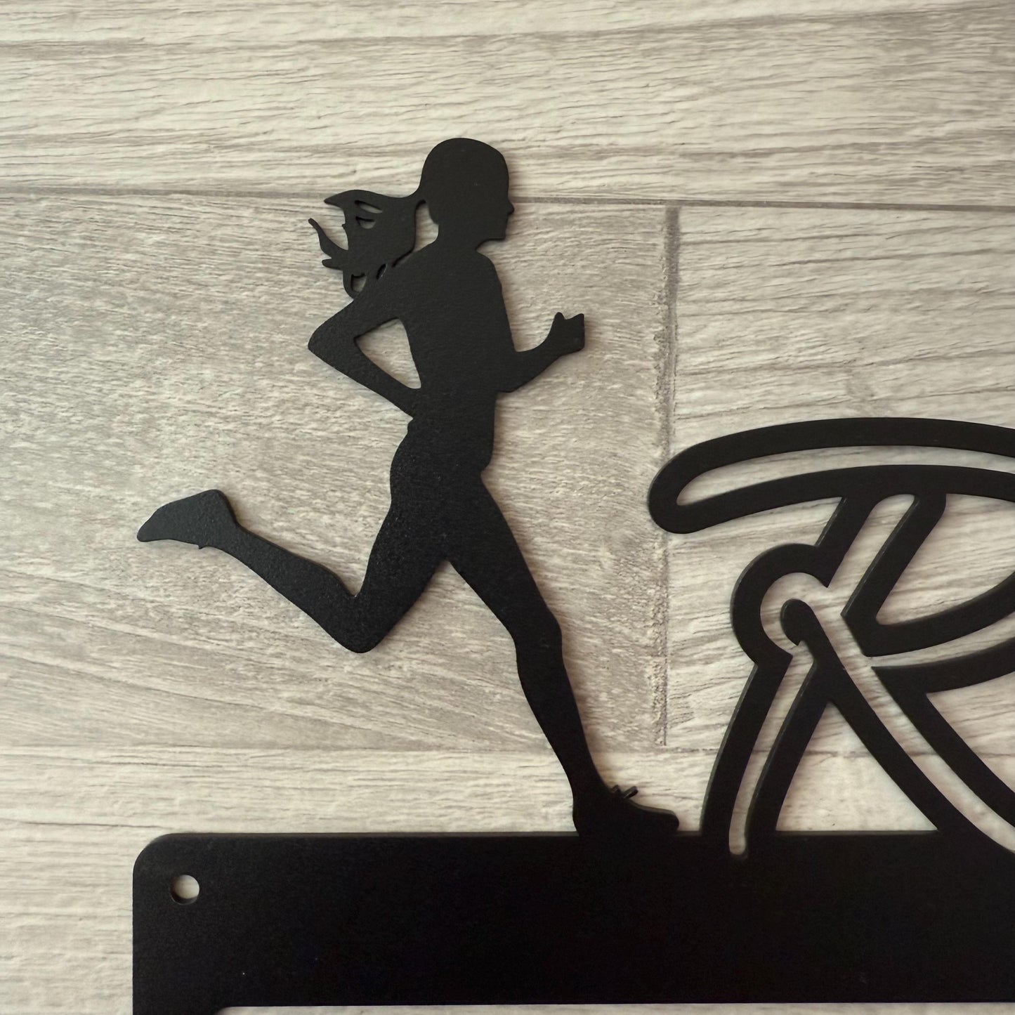 Personalized Running Medal Holder, Custom Medal Display Rack with Male or Female Figure
