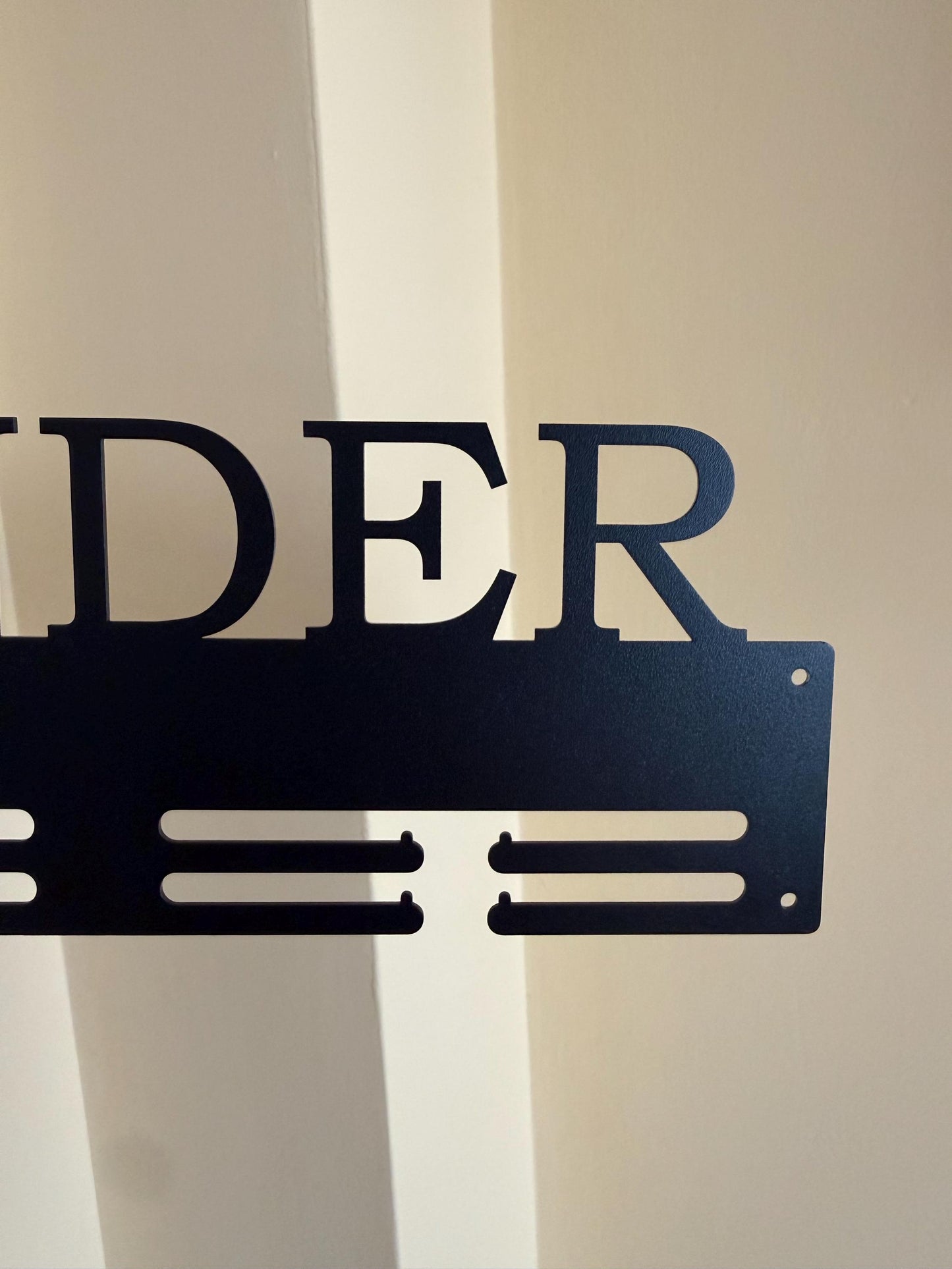 Personalized Medal Holder, Custom Name Medal Display Rack, Metal Wall Hanger